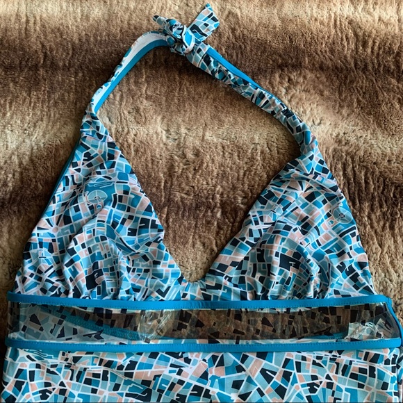 NWT - La Perla Bomap Underwire One Piece Swimsuit Map Print - Picture 4 of 13